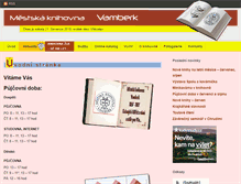 Tablet Screenshot of knihovna-vamberk.cz